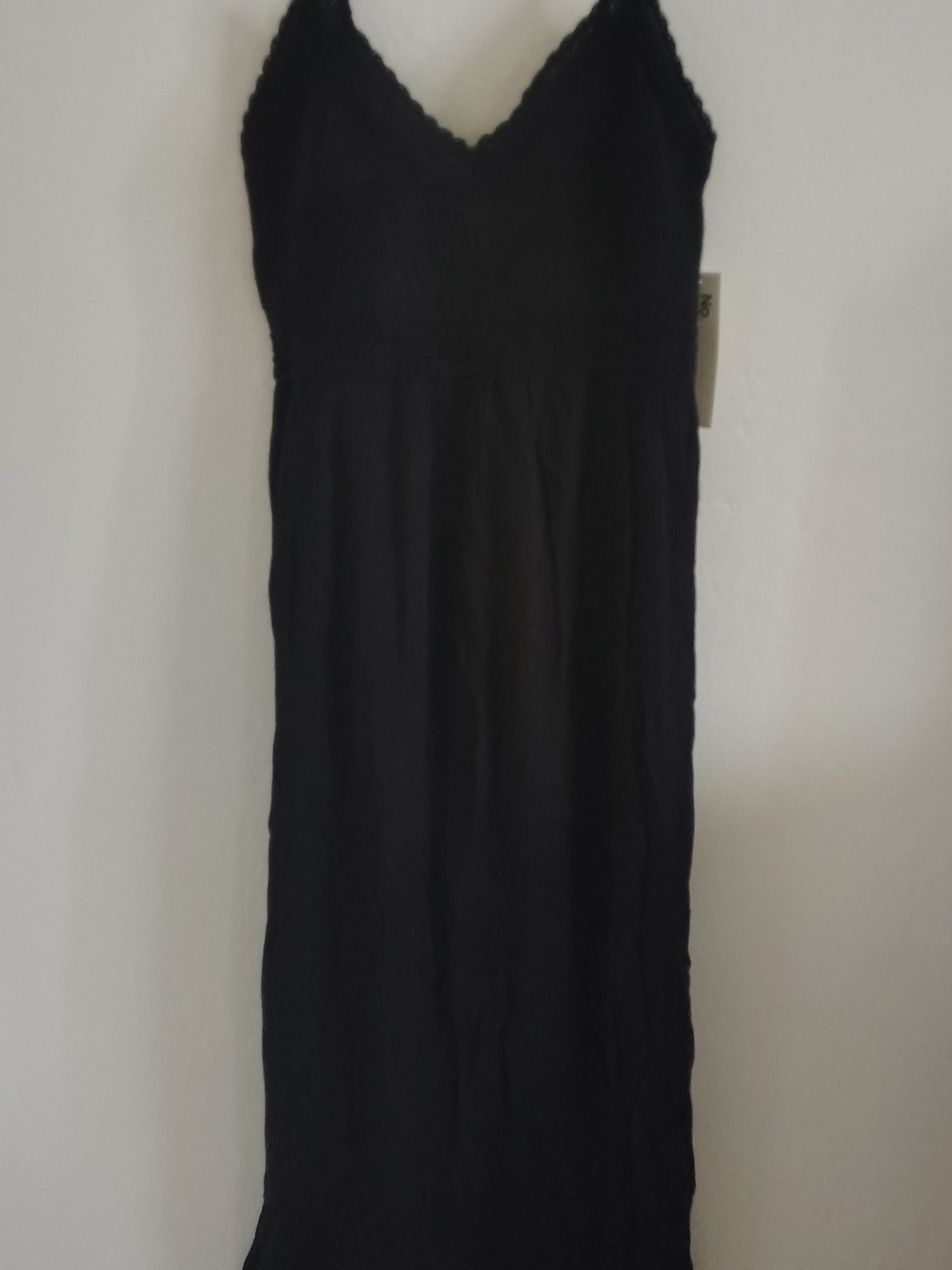 No Boundaries Black V-Neck Maxi Dress
